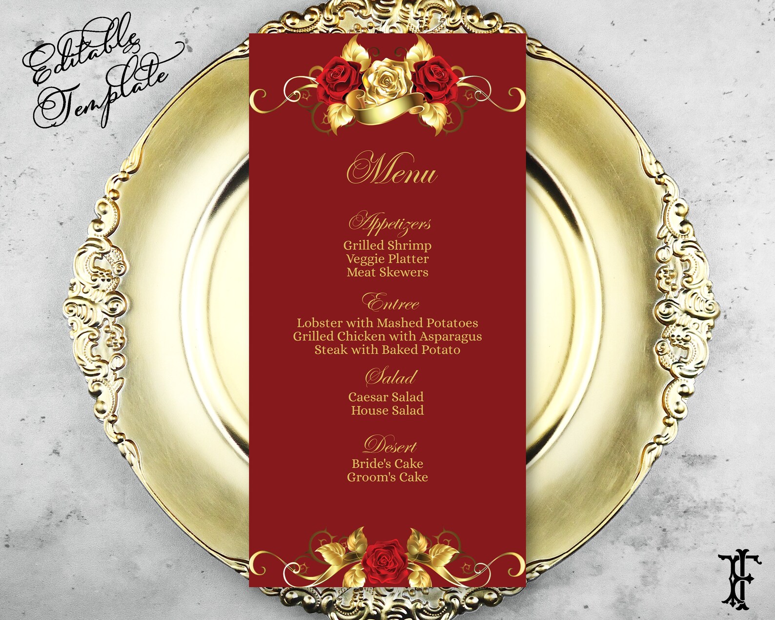 Beauty and the Beast Menu Wedding Menu Editable Template Etsy