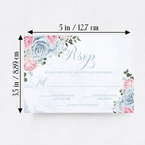 Cinderella RSVP Card Printable Editable Template Watercolor - Etsy