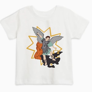 St.Michael, Catholic shirt, Catholic, Shirt for boys, Catholic gift, First holy communion gift, Catholic shirt, St.Michael the archangel