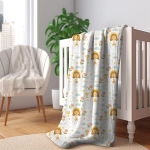 Bl.Imelda, St.Imelda Blanket - Cozy Catholic Nursery Essential, Catholic baby blanket, Baptism gift, Communion gift, Catholic baby gift