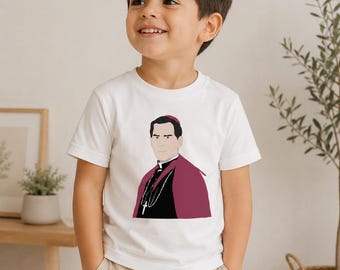 Fulton Sheen Organic Cotton Catholic Kids Shirt