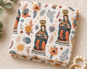 Our Lady of La Leche Swaddle, Catholic Baby Gift