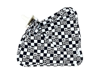 Catholic Baby Lovey, Bamboo Pacifier Holder