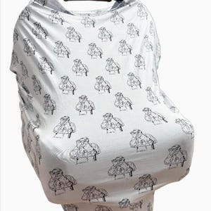 St. John Paul II, Pope John Paul, Carseat cover, Nursing Cover, Catholic gift, Catholic, Baptism gift, Baby shower gift, Catholic Baby