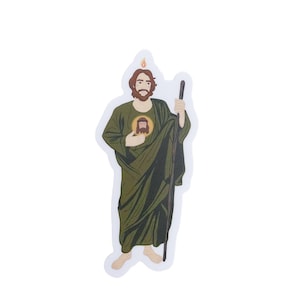 Catholic sticker, Sticker, Catholic, Stickers for laptop, Stickers for water bottles, St.Jude sticker, Sticker, Confirmation gift