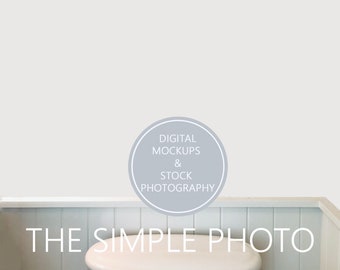 Bathroom Wall Mockup, Blank Wall, Bathroom Photo, Wall Mockup, Toilet Wall Photo, Toilet Mockup, Image of Toilet Wall, Blank Bathroom Wall