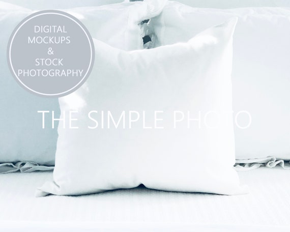 Square Throw Pillow Mockup Decorative Pillow Mockup Blank Pillow