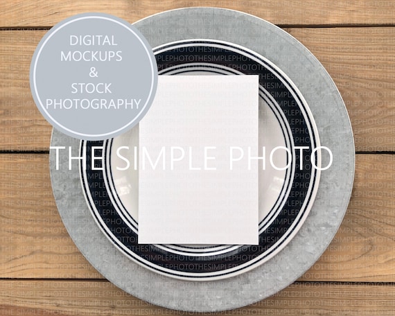 Menu Card Mockup Plate With Menu Mockup Photo Of Menu Card Mockup Plate With Menu Mockup Photo Of