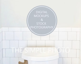 Bathroom Mockup Etsy