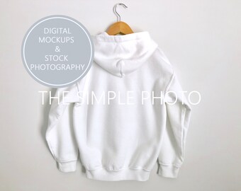 Kids White Hooded Sweatshirt Mockup Kids Hoodie Sweatshirt Etsy