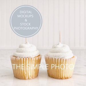 Cupcake Topper Mockup, Cupcake Mockup, Foto di Cupcake, Styled Stock Photo, Stock Photo di Cupcake, Styled Cupcake, Blank Cupcake Topper