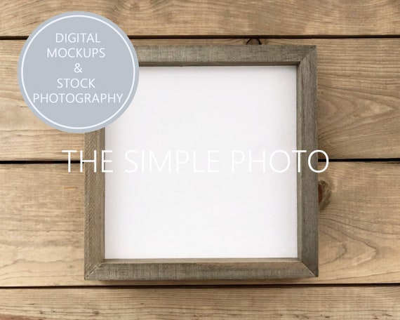 Download Square Sign Mockup Wood Sign Mockup Farmhouse Sign Mockup Etsy