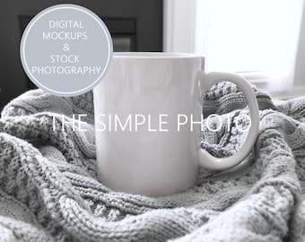 Blank Black Coffee Cup Mockup, Mug Mockup, Photo Of Coffee Mug, Styled Stock Photo, Stock Photo of Mug, Black Mug, Blank Mug Photo,Plain Mug