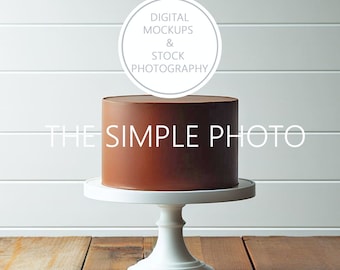 Maqueta de topper de pastel de chocolate, maqueta de topper de pastel neutro, foto de pastel, foto de stock con estilo, foto de stock de pastel, pastel con estilo, pastel en blanco