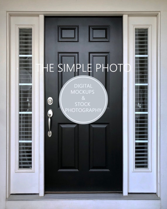 Door Mockup Blank Door Photo Plain Exterior Door Blank Etsy