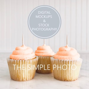 Peach Cupcake Topper Mockup, Fall Cupcake Mockup, Foto di Cupcakes, Halloween Stock Foto di Cupcakes, Cupcakes styled, tutti Cupcake Topper