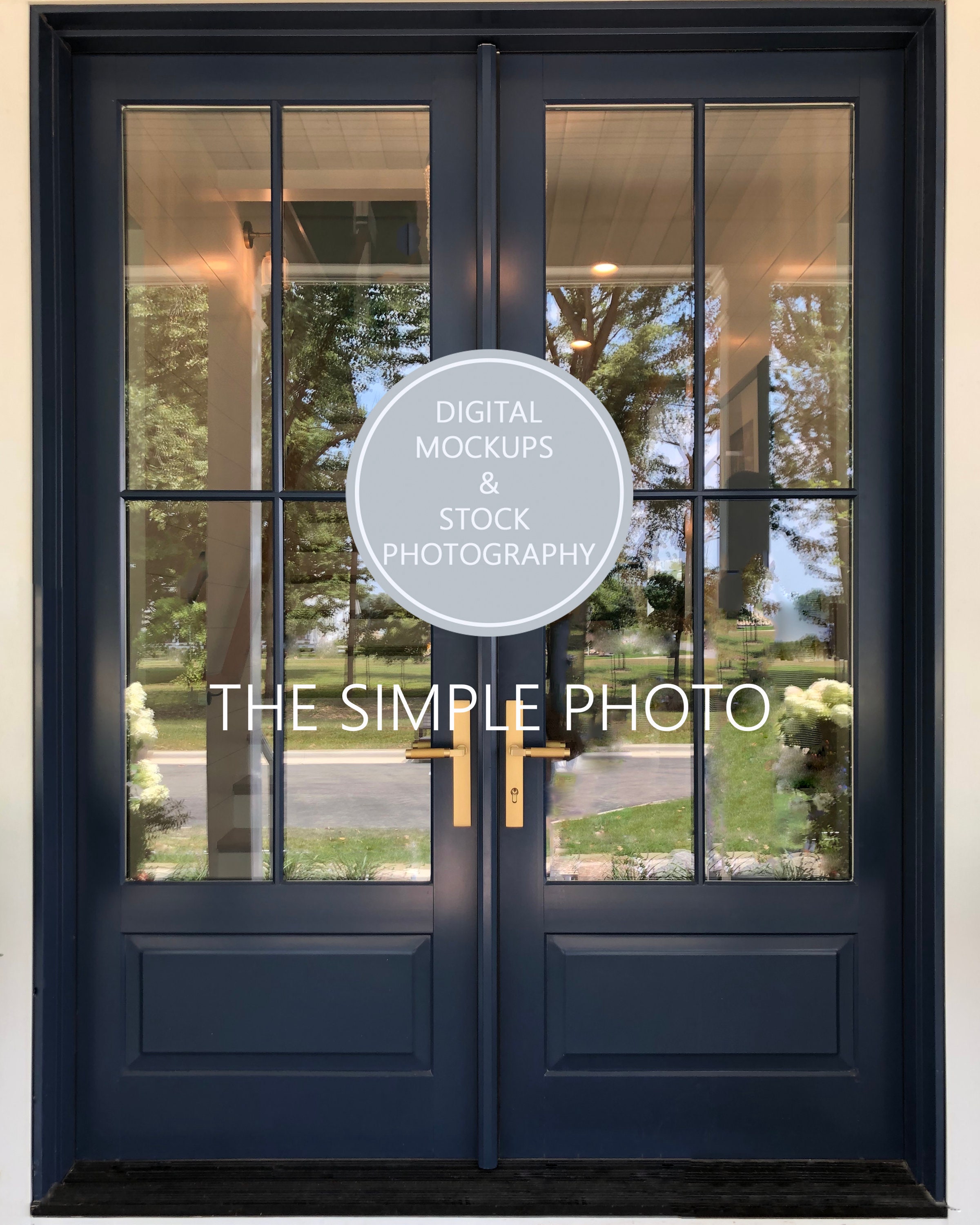 Download Double Door Mockup Blank Door Photo Plain Exterior Door Etsy