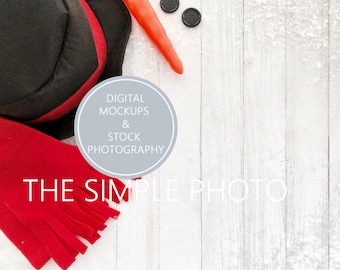 SnowMan Stock Photo Background, Snowman Photo Mockup, White Background, Winter Background, Snow Background, Winter Stock Photo