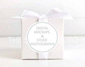Label Mockup Sticker Mockup Logo Mockup Shower Treat Box Mockup Wedding Thank You Mockup Party Favor Mockup Gift Tag Mockup Candle Mockup
