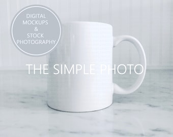 Blank Coffee Mug Mockup, Coffee Mug Mockup, Photo of Mug, Styled Coffee Mug, Mug Stock Photo, Digital Mug Image, Blank White Mug, White Mug