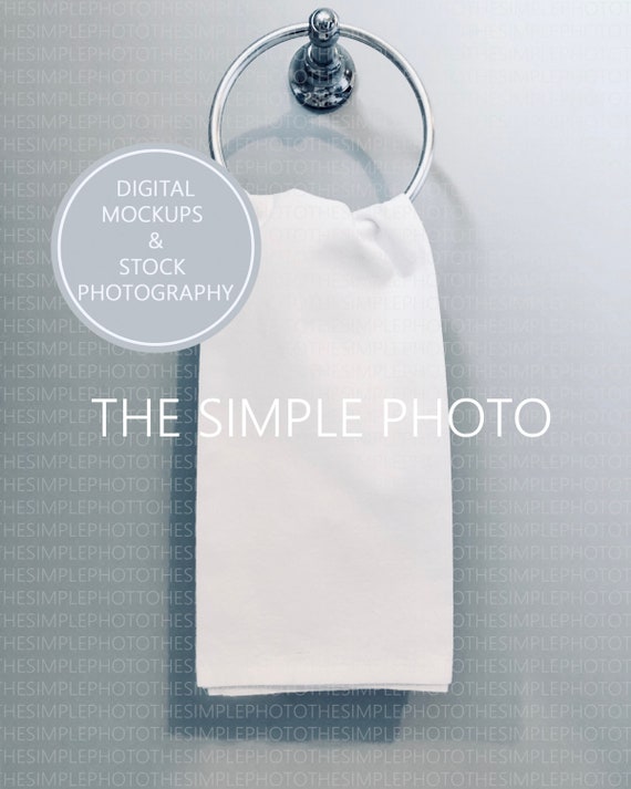 Towel Mockup Bathroom Towel Photo Bathroom Towel Mockup Etsy