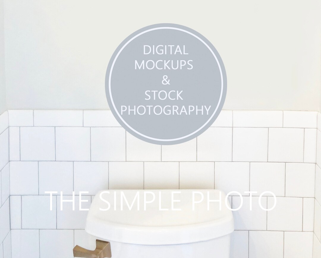 Bathroom Wall Mockup, Blank Wall, Bathroom Photo, Wall Mockup, Toilet