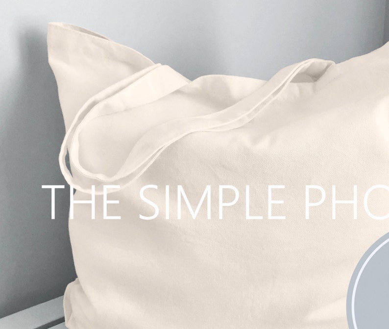 Natural Canvas Tote Bag Mockup, Blank Tote Bag, Plain Canvas Bag, Vertical Natural Tote, Photo of Canvas Tote, Blank Canvas Bag,Mock Up,JPEG image 2