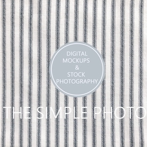 Ticking Stripe Stock Photo Background, Ticking Photo Mockup, Digital Ticking Stripe , Fabric Background, Photo of Fabric,Digital Fabric Cozy