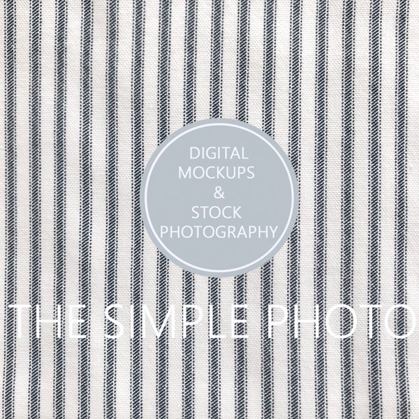 Ticking Stripe Stock Photo Background, Ticking Photo Mockup, Digital Ticking Stripe , Fabric Background, Photo of Fabric,Digital Fabric Cozy