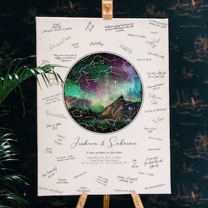 Custom Star Map Gästebuch Alternatives Poster, Sky Map Gästebuch, The Night Sky Gästebuch, Constellation Gästebuch, Celestial Gästebuch