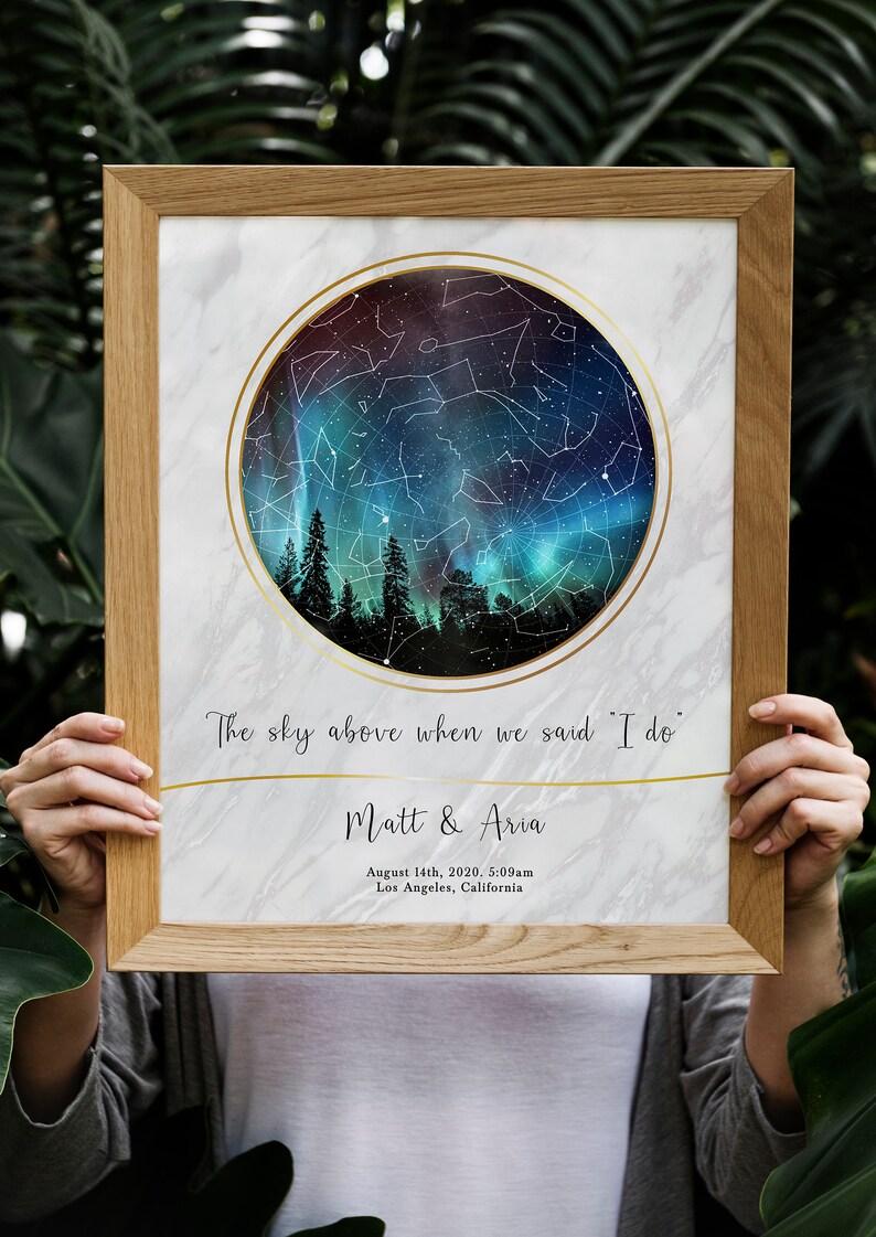 Star Map Custom Sky Map the Night - Il 794xN.2679064773 45b5 