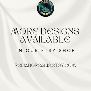 More designs are available in our Etsy shop:
ReinaBorealis.Etsy.com