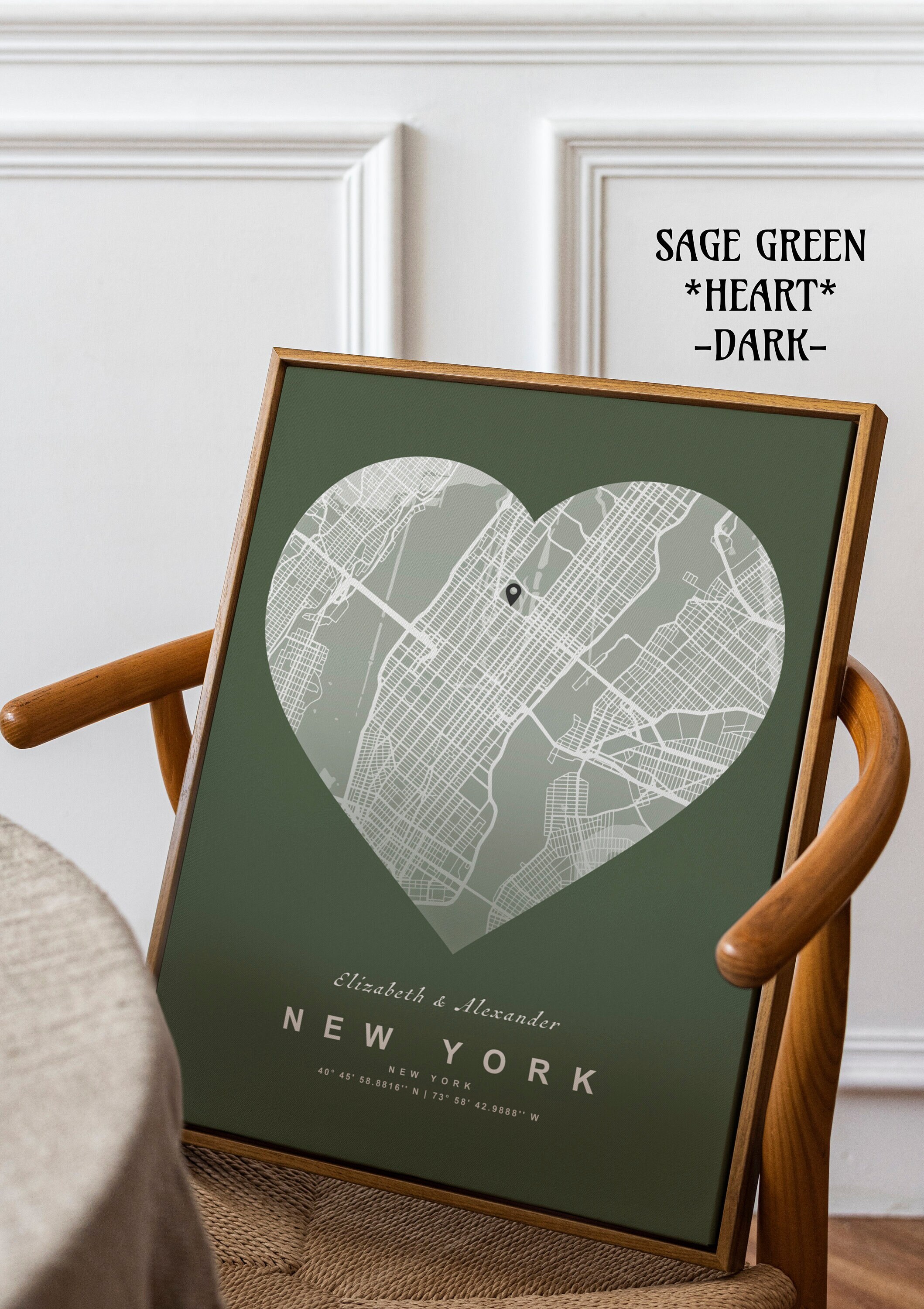 Custom MAP, Custom City Map, Personalized Map Print, Travel Map Gift ...