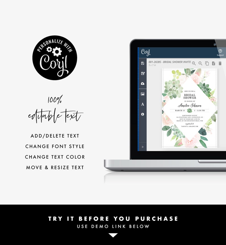 INSTANT DOWNLOAD #002M-A Baby Shower Gift Personalized Gift Family Name Print Baby Name Art Navy Floral A Monogram 1st Anniversary