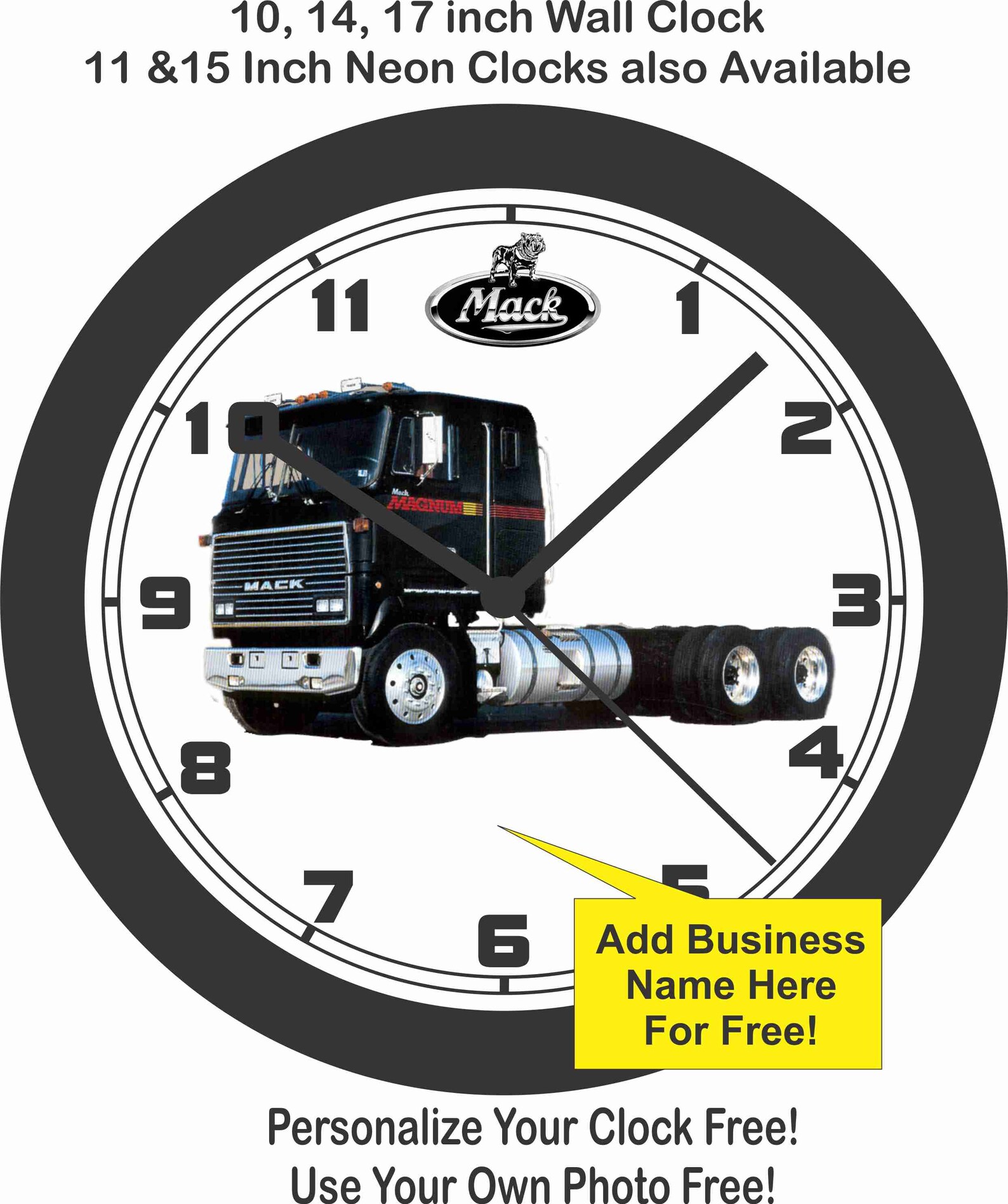 Mack Truck Ultraliner SemiTruck Wall ClockPersonalize with Etsy