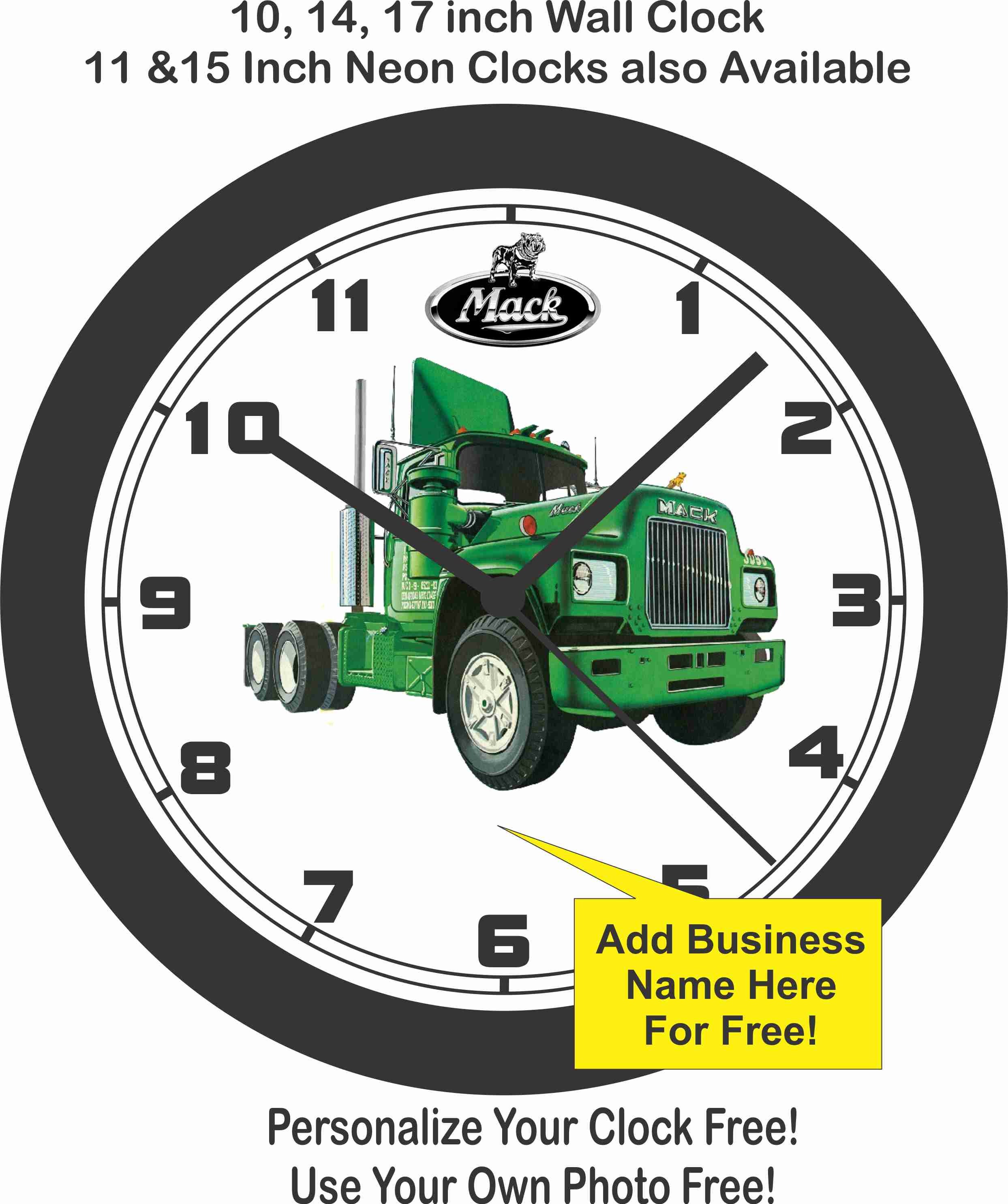 Mack R685ST SemiTruck Wall clockPersonalize with Business Etsy