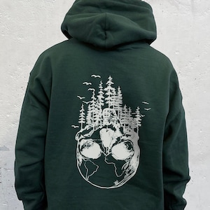 Goth Hoodie Nature Hoodie Cottagecore Hoodie Mens Skull Skeleton Hoodie Granola Girl Mountain Hoodie Fairycore Clothing Goblincore Clothing