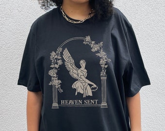 Dark Academia Clothing Light Academia Shirt Angel Shirt Aesthetic Edgy Pastel Goth Clothing Oversized Graphic tshirt Alt Indie Clothes