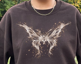Fairy Grunge Goblincore Clothing y2k Fashion Fairycore Clothing Dark Cottagecore y2k Sweatshirt Goth Grunge Emo Punk Gothic Clothes