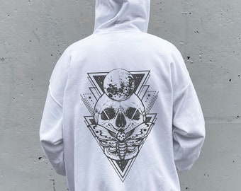 Goth Hoodie Skeleton Hoodie Grunge Hoodie Gothic Hoodie Gothic Clothes Skull Hoodie Plus Size Goth Y2k Hoodie Goth Clothes Edgy Hoodie