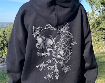 Goth Hoodie Skeleton Hoodie Skull Hoodie Grunge Hoodie y2k Hoodie Gothic Clothes Gothic Hoodie Emo Hoodie Punk Hoodie Goth Hoodies