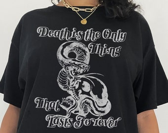 Oversized Goth Skeleton Skull Shirt Goth Clothes Alt Grunge Clothing Downtown Girl Clothes Y2k Oversized Shirt Graphic Tee Gothic Clothing