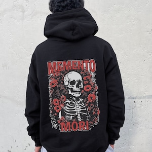 Goth Hoodie Skull Hoodie Skeleton Hoodie Gothic Clothes Grunge Hoodie Graphic Hoodie Aesthetic Streetwear Hoodies For Men Dark Academia