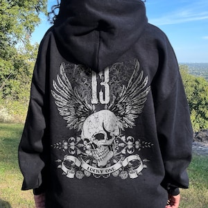 Goth Hoodie Skeleton Hoodie Y2k Hoodie Skull Hoodie Edgy Emo Punk Hoodie Plus Size Goth Gothic Hoodie Goth Clothes Grunge Hoodie