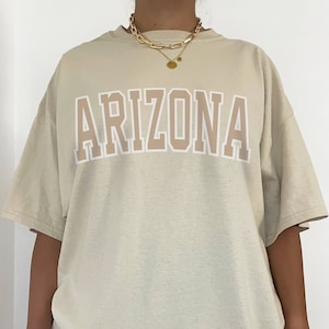 Arizona Oversized Indie Shirt Trendy Clothes Desert Southwest Bachelorette tee Graphic tee Western Vintage Crewneck tshirt Arizona Gifts