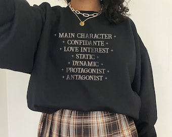 Roupas academia escura luz academia moletom bookish indie roupas estéticas filosofia bibliotecário literatura camisa poeta literário