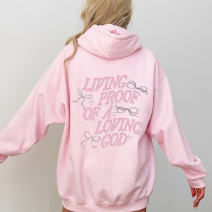 Christian Hoodie Jesus Hoodie Preppy Stuff Christian Merch Coquette Hoodie Aesthetic Christian Sweatshirt Womens Faith Hoodie Jesus Apparel