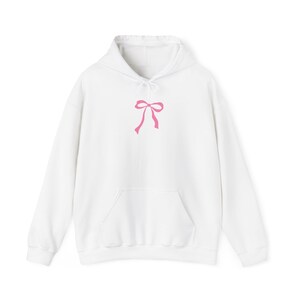 Christian Coquette Hoodie Pink Christian Hoodie Jesus Hoodie Bow Hoodie Faith Hoodie Christian Merch Christian Gifts Jesus Sweatshirt image 7