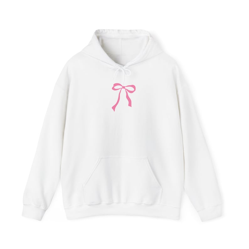 Christian Coquette Hoodie Pink Christian Hoodie Jesus Hoodie Bow Hoodie Faith Hoodie Christian Merch Christian Gifts Jesus Sweatshirt image 7