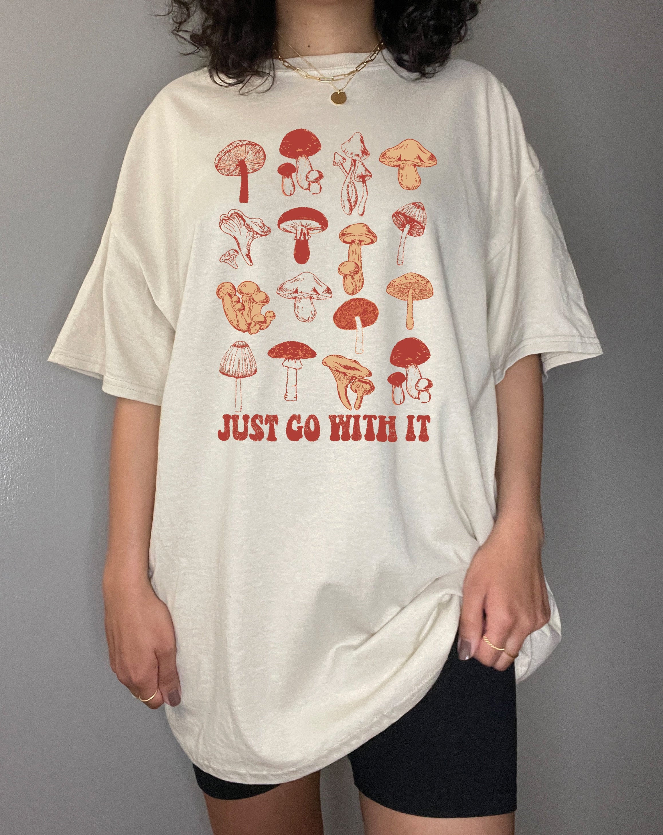Mushroom Shirt Botanical Aesthetic Clothing Magic Mushroom t Etsy